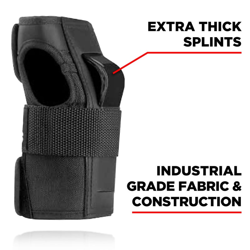 187 Killer Pads 187 حراس المعصم القاتلة، جونيور، أسود - Image 3